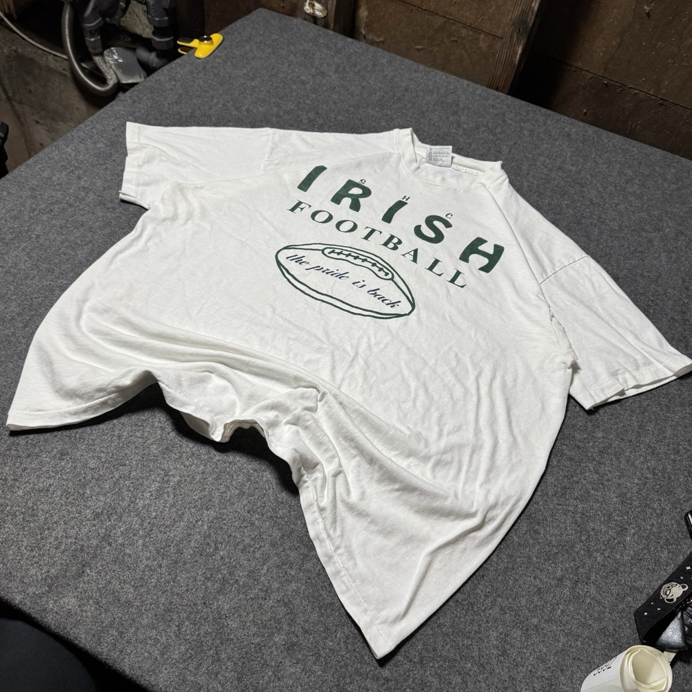 VTG‎ 90s SHC Irish Football Pride Tshirt Mens XXL Sports Single Stitch